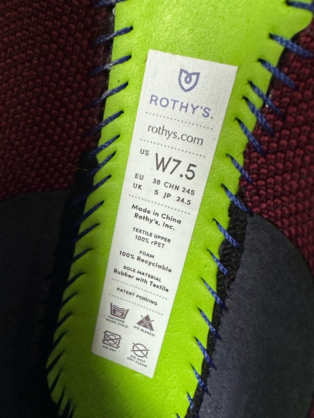 Rothys Herringbone Round Toe Flats - Picture 6 of 9